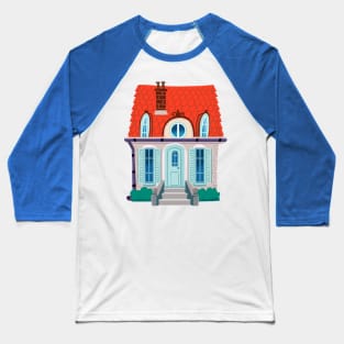 old town house with a red roof Baseball T-Shirt